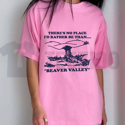 Inappropriate Beaver Humor Top – Beaver Valley Offensive Funny Novelty Graphic Apparel