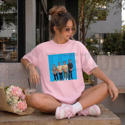 Hilarious Indie Rock Parody Top – Blue Album Parody Hunter Squad Graphic Apparel