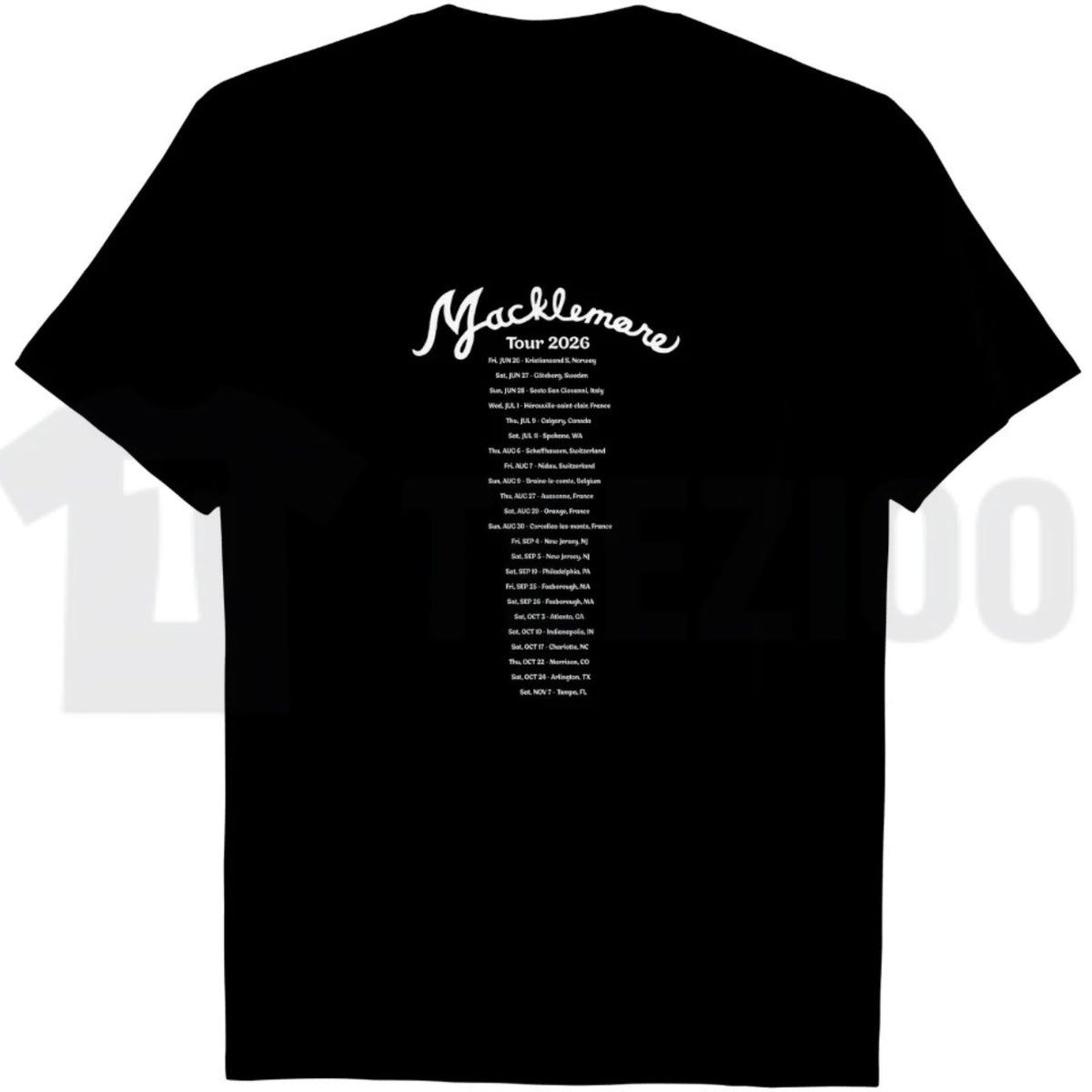 Macklemore World Tour 2026 Top – Rap Hip Hop Fan Graphic Apparel