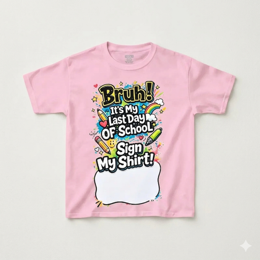 Class of 2026 "Sign My Shirt" T-Shirt - For Kid