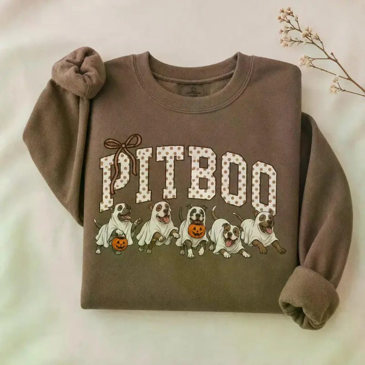 Halloween Dog Breeds Sweatshirt - Cozy Autumn Dog Mom Spooky Crewneck