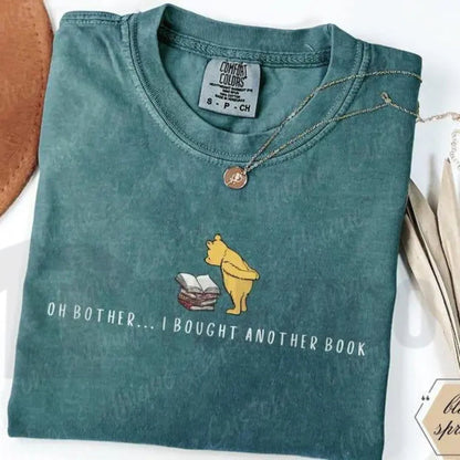 Funny Book Bear Reading Comfort Colors Shirt – Retro Cute Animal Tee