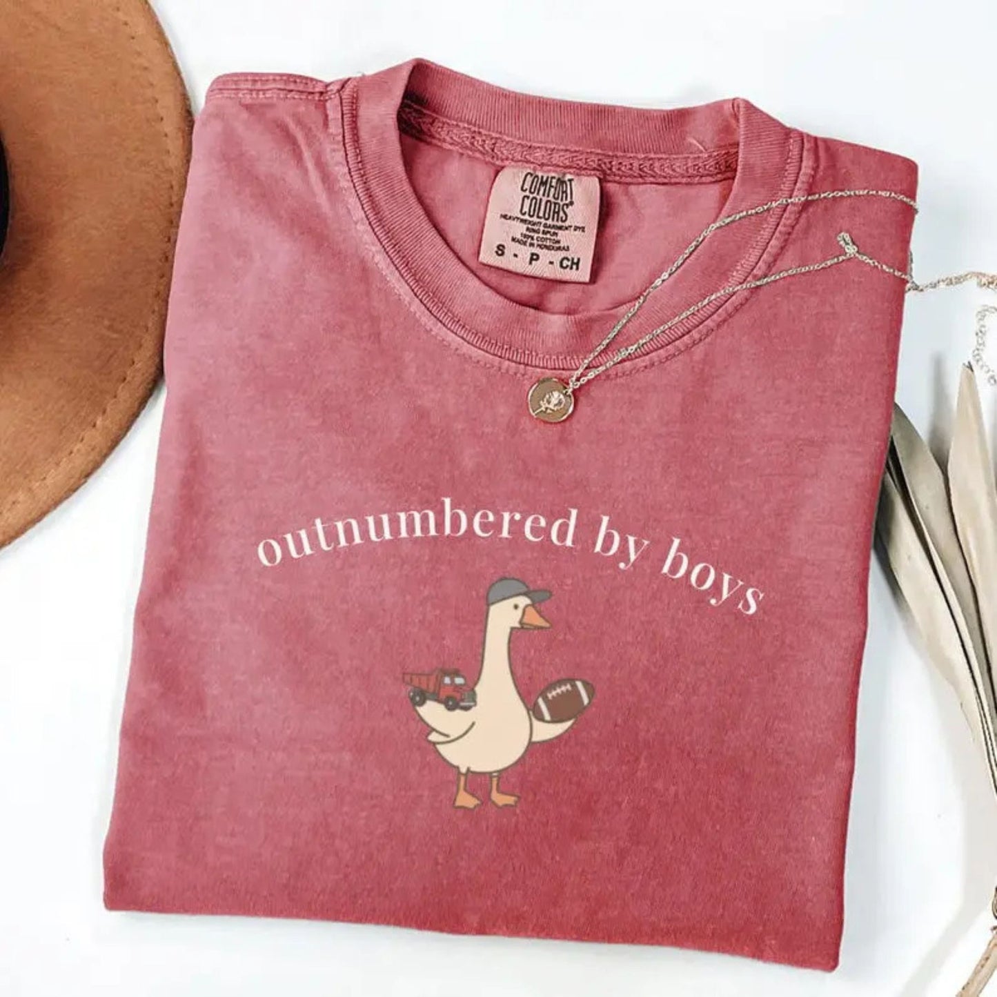 Comfort Colors Funny Boy Mom Goose T-Shirt – Aesthetic Boy Mama Graphic Tee, Cute Motherhood Shirt, Trendy Mother’s Day Gift