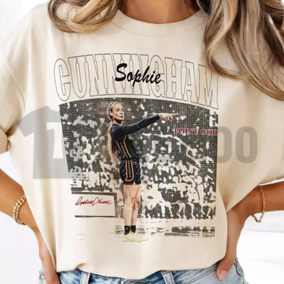 Sophie Cunningham Basketball T-Shirt - Retro 90s Vintage Graphic Tee