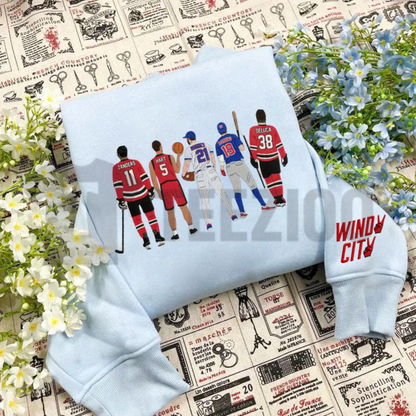 "Windy City" Embroidered Sweatshirt – Chicago Pride Crewneck