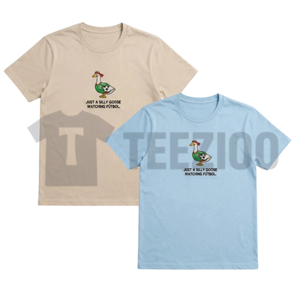 Embroidered Mexico Goose Comfort Colors Soccer T-Shirt
