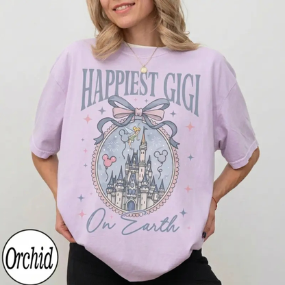 Happiest Mom T-Shirt – Vintage Magic Kingdom Style Shirt