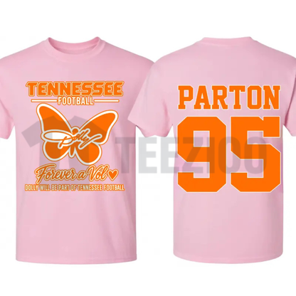 Dolly Parton Tennessee 95 Shirt - Country Music Football Orange and White Tee