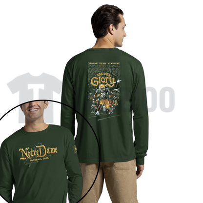 Men's Notre Dame Fighting Irish "The Shirt" 2025 Long Sleeve T-Shirt - Official Game Day Apparel