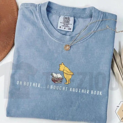Funny Book Bear Reading Comfort Colors Shirt – Retro Cute Animal Tee