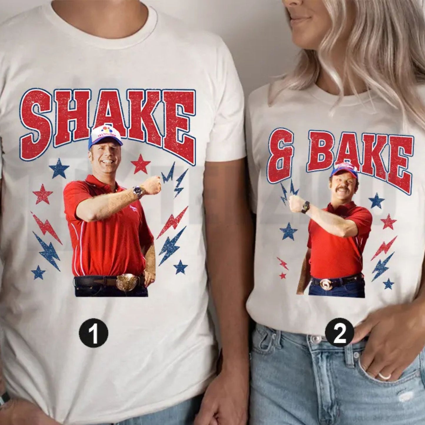 Shake and Bake 4th of July Funny Matching Couples Independence Day T-Shirt