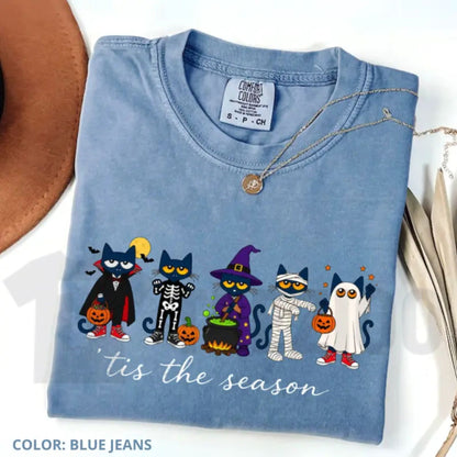 Groovy Pete The Cat Halloween Teacher Shirt Tis The Season Classroom Tee