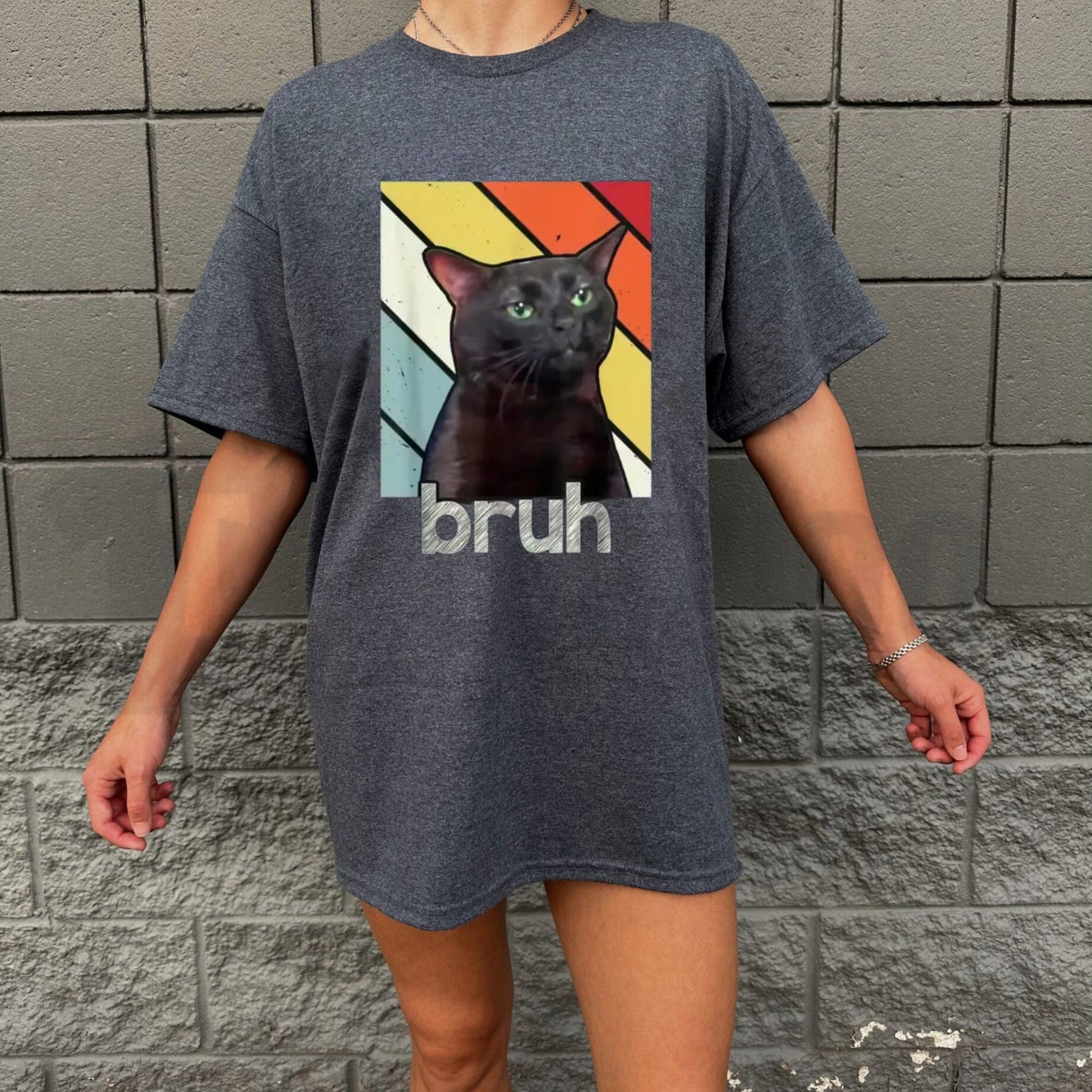 Funny Bros and Cat Meme Tee – Cute Boys Valentines Day Shirt