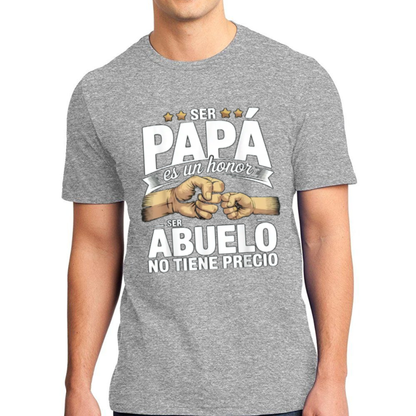 "Ser Abuelo" Retro Graphic Tee – Vintage Father's Day Menswear