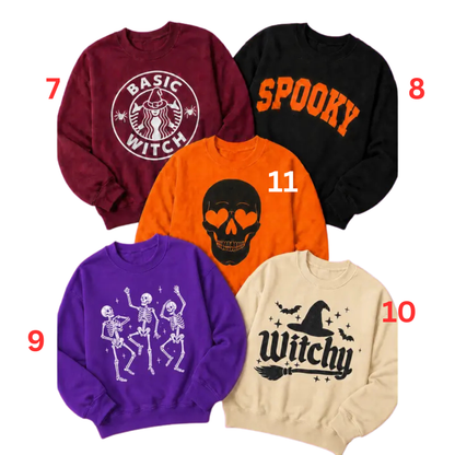 Halloween Edition Surprise Sweatshirt - Spooky Mystery Graphic Crewneck