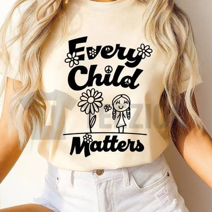Every Child Matters Orange Shirt Day Tee - Indigenous Awareness Shirt