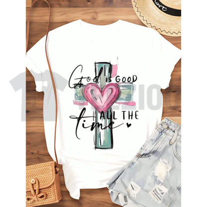 God Is Good Graphic Shirt - Inspirational Positive Quote Graphic Tee