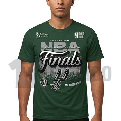 San Antonio Spurs 2026 Western Conference Champions Locker Room Tee