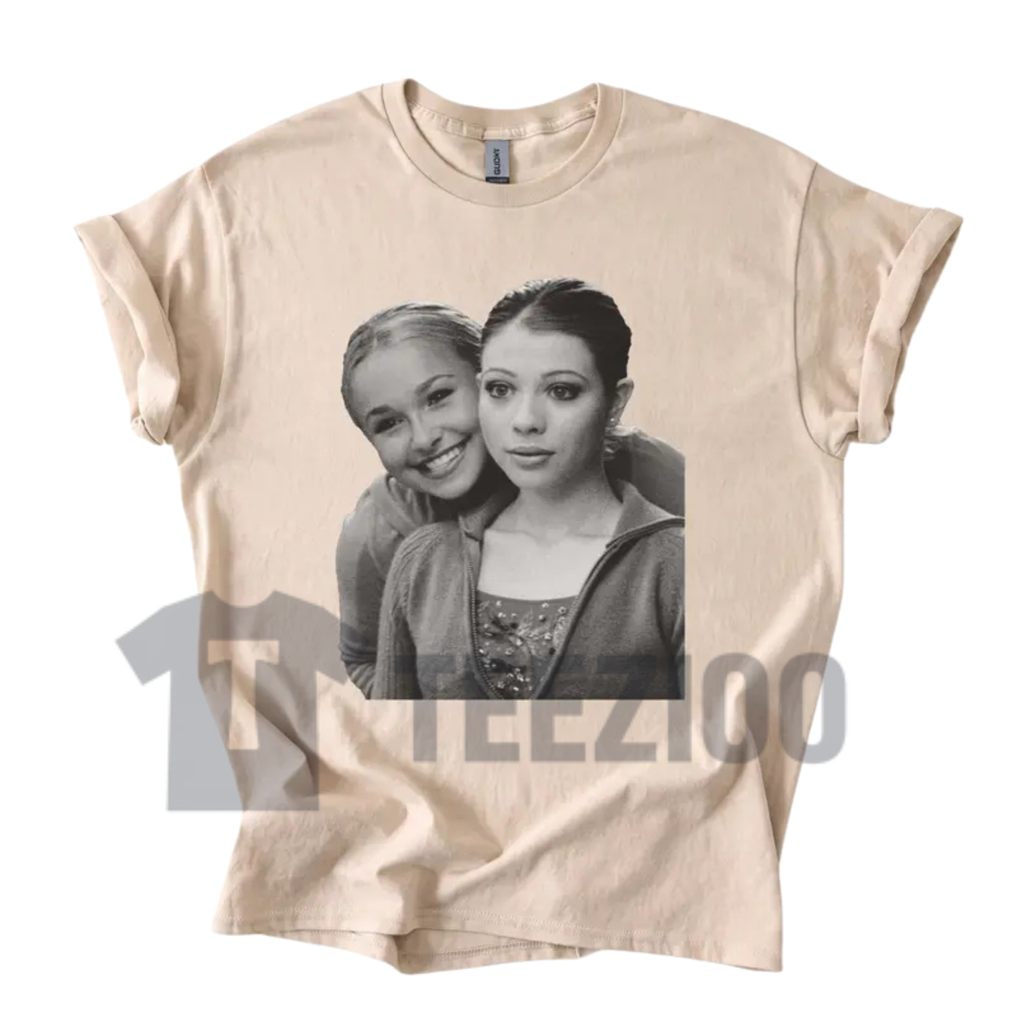 Michelle Trachtenberg & Hayden Panettiere Ice Princess 2005 Movie T-Shirt