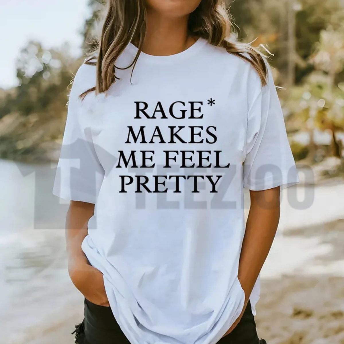 Rage Makes Me Feel Pretty Shirt - Edgy Self Confidence Aesthetic Tee
