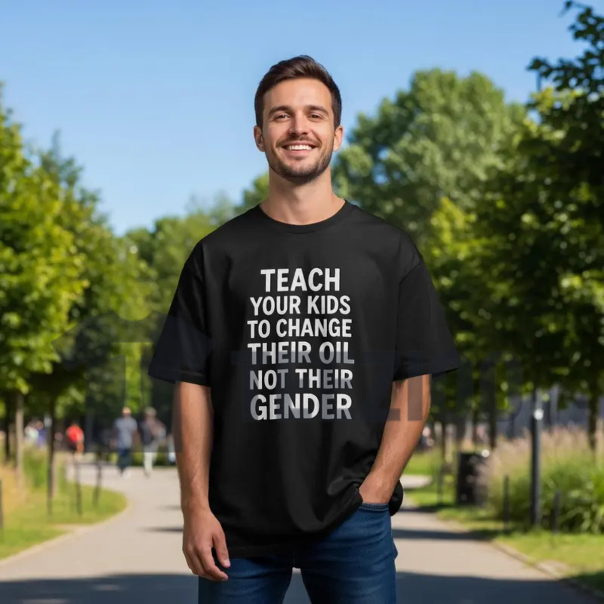 Teach Your Kids To Change Their Oil Shirt - Mechanic Car Guy Graphic Tee