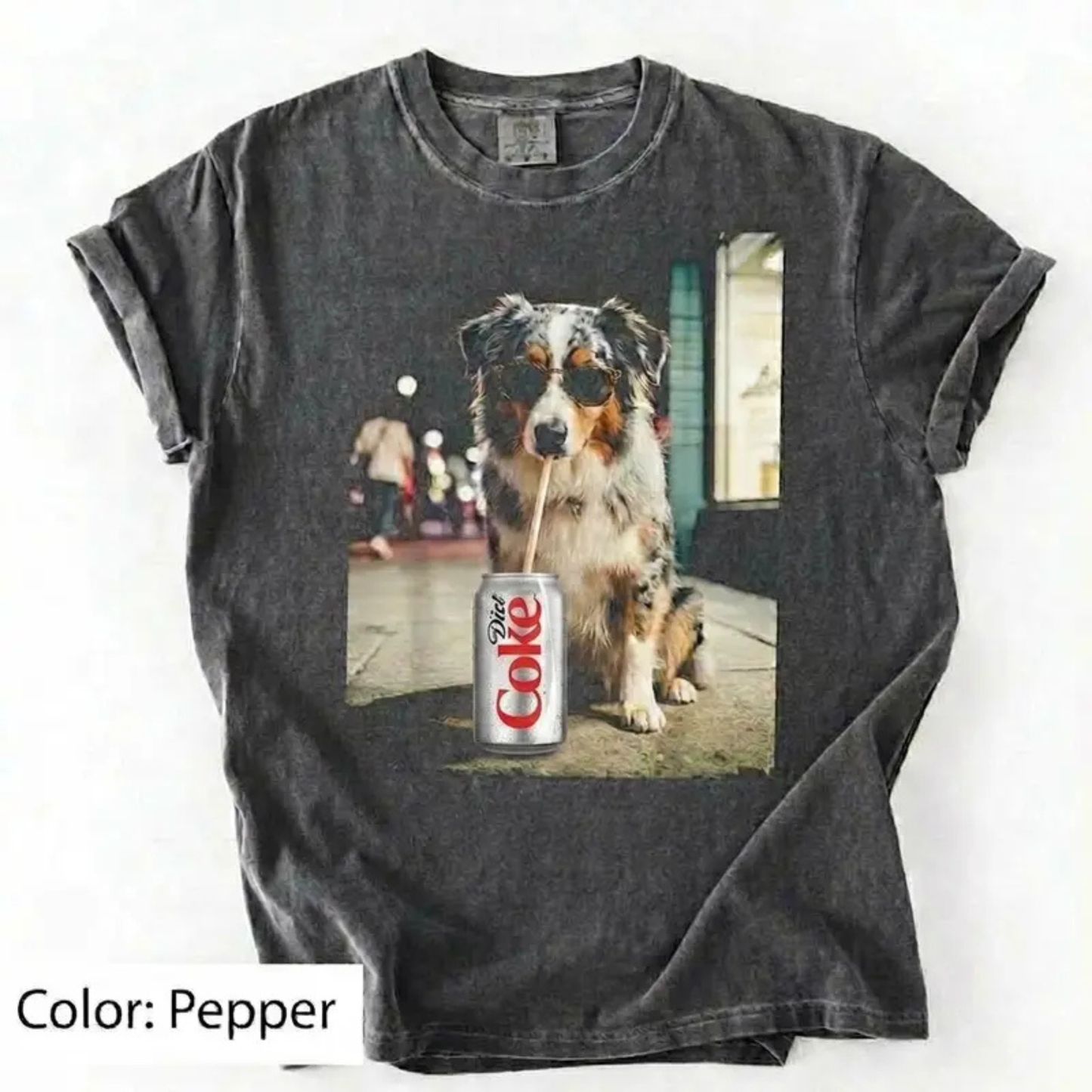 Dogs Drinking Diet Soda T-Shirt – Retro Golden Retriever Graphic Tee