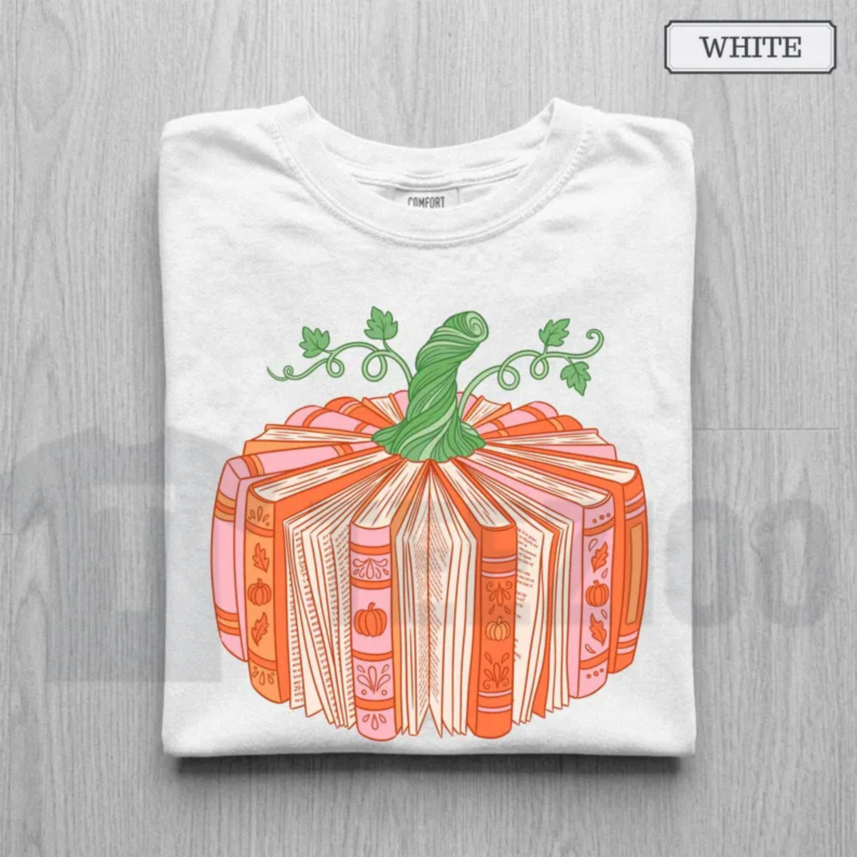 Book Pumpkin Fall Shirt – Cute Bookish Librarian & Bookworm Tee