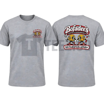 Bofadees Nuts And Hardware Shirt - Funny Mechanic Innuendo Tee