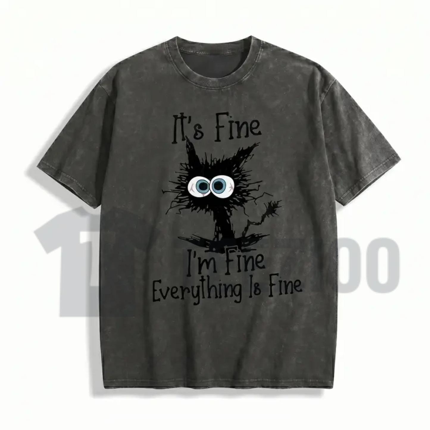 It’s Fine I’m Fine Everything Is Fine Cat T-Shirt