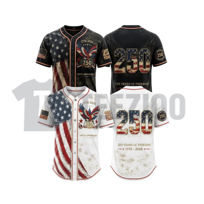 America 250th Anniversary Baseball Jersey