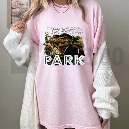 Jewrassic Park T-Shirt – Prehistoric Movie Parody Graphic Tee