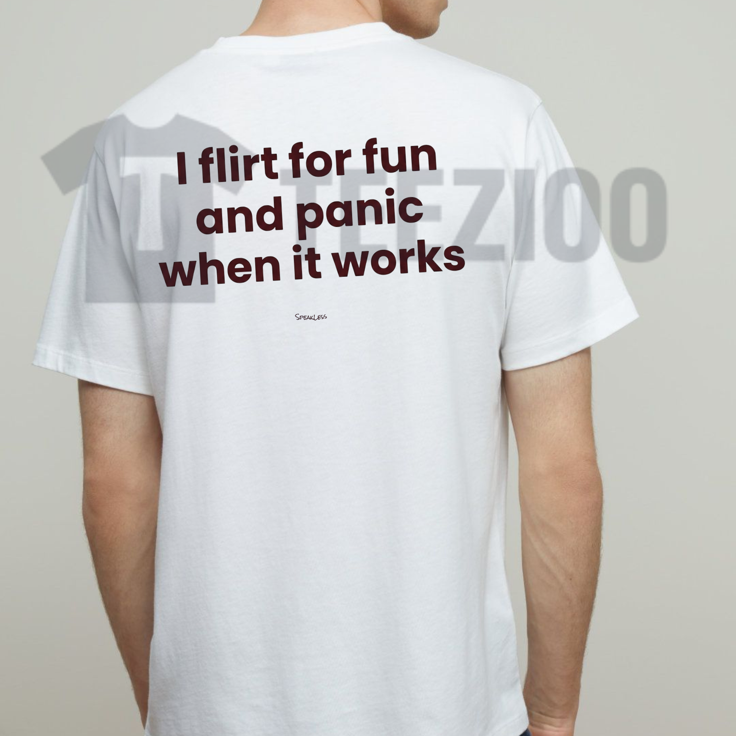 Flirt For Fun Panic When It Works Shirt | Introvert Tee
