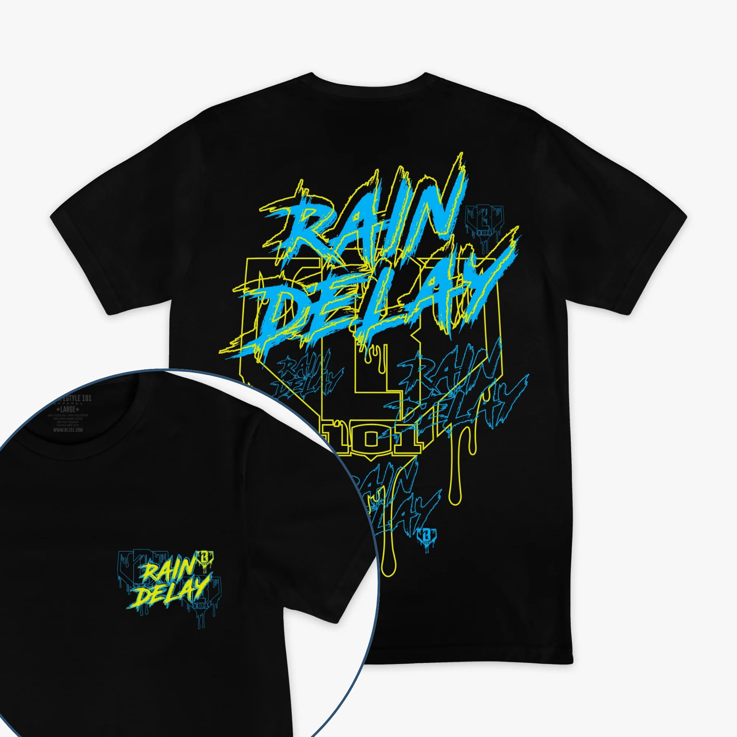 "Rain Delay" Lightning Bolt T-Shirt – Retro Electric Graphic Tee
