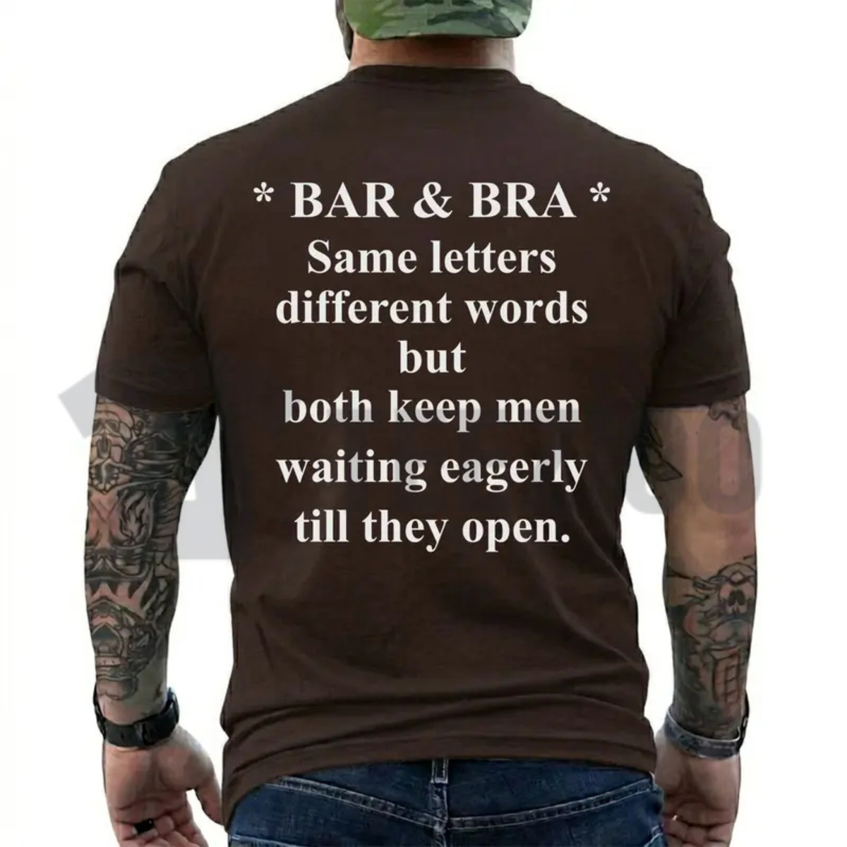 Bar And Bra Have The Same Letters Shirt - Funny Wordplay Graphic Tee