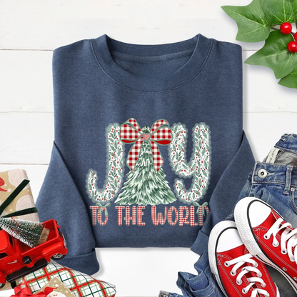 Love In Season Christmas Sweatshirt - Womenswear Holiday Grace Crewneck