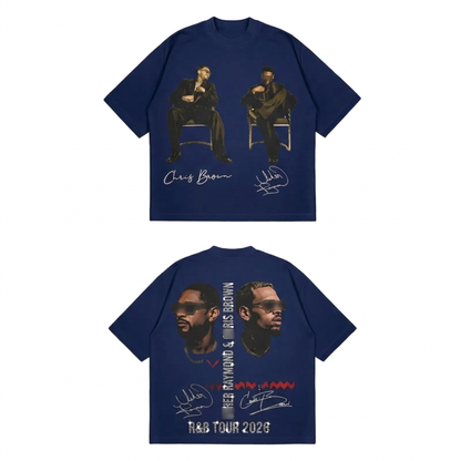 Raymond & Brown Retro Tour Tee – V10 Premium Soul-Jazz Graphic Shirt