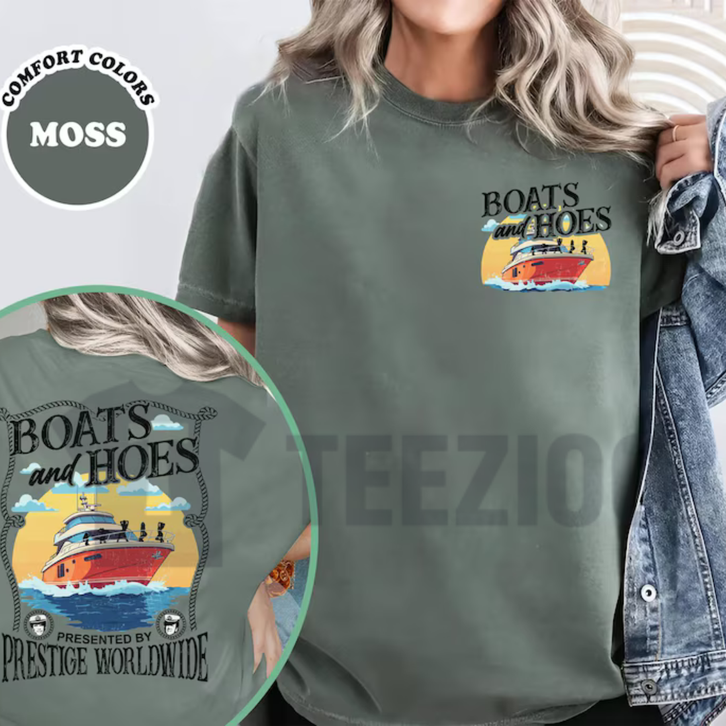 "Boats 'N Hoes" Music Video Shirt – Distressed Yacht Club Graphic Tee