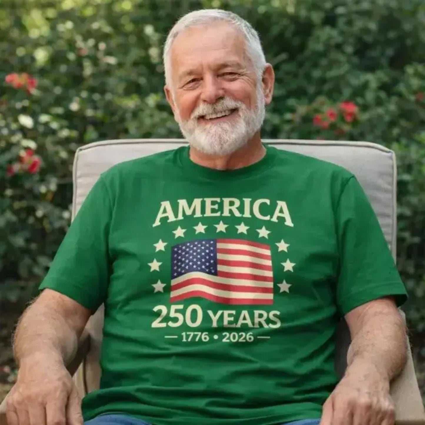 "USA 250th Anniversary" Vintage 1776–2026 T-Shirt – Semiquincentennial Patriotic Graphic Top, Commemorative Americana Heritage Tee