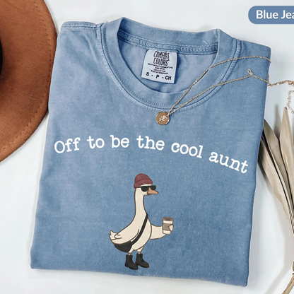 Auntie Silly Goose T-Shirt – Groovy Cool Aunt Club Tee