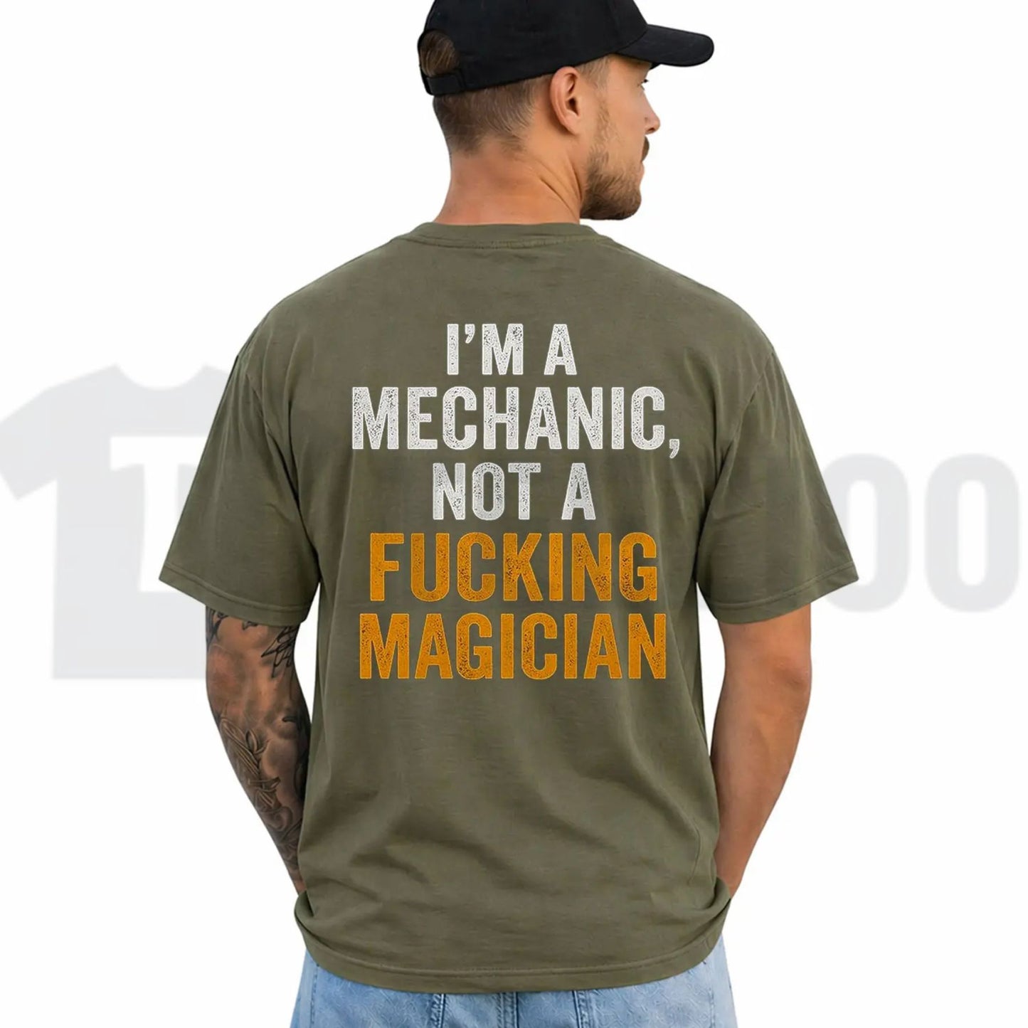 Im A Mechanic Not A Magician Tee – Funny Auto Garage Repair Warning Graphic Shirt