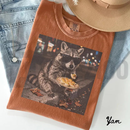 Deviled Eggs Raccoon Comfort Colors Shirt – Funny Thanksgiving Food Tee