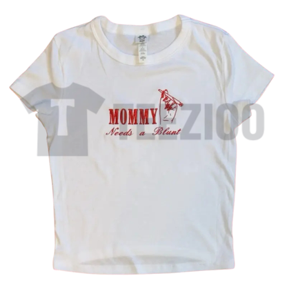 Cannamom Club Embroidered Tee