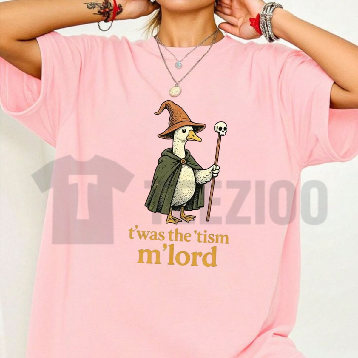 Twas The Tism M Lord Silly Goose Shirt - Funny Meme Graphic Tee