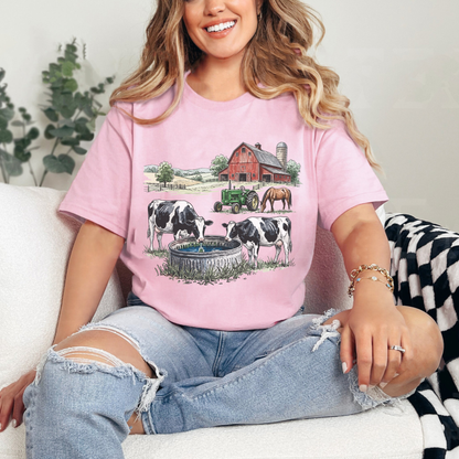 90s Heritage Farm T-Shirt – Classic American Country Lifestyle Tee