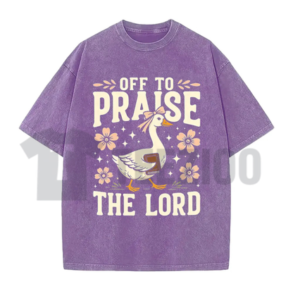 Off to Spread Good Vibes Shirt - Funny Goose Graphic Unisex Tee