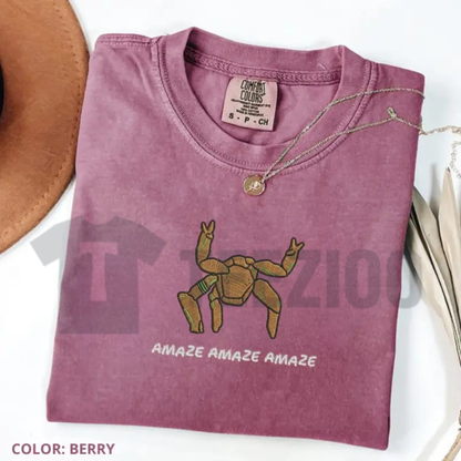 Embroidered Style Amaze Rocky Alien Comfort Colors T-Shirt - Project Hail Mary Sci-Fi Tee