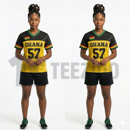 Ghana 57 Retro Colorblock Mesh Tee | Sportswear