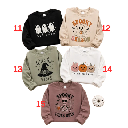 Halloween Edition Surprise Sweatshirt - Spooky Mystery Graphic Crewneck