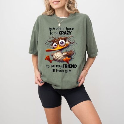 Funny Illustrated Animal T-Shirt – Comfort Colors