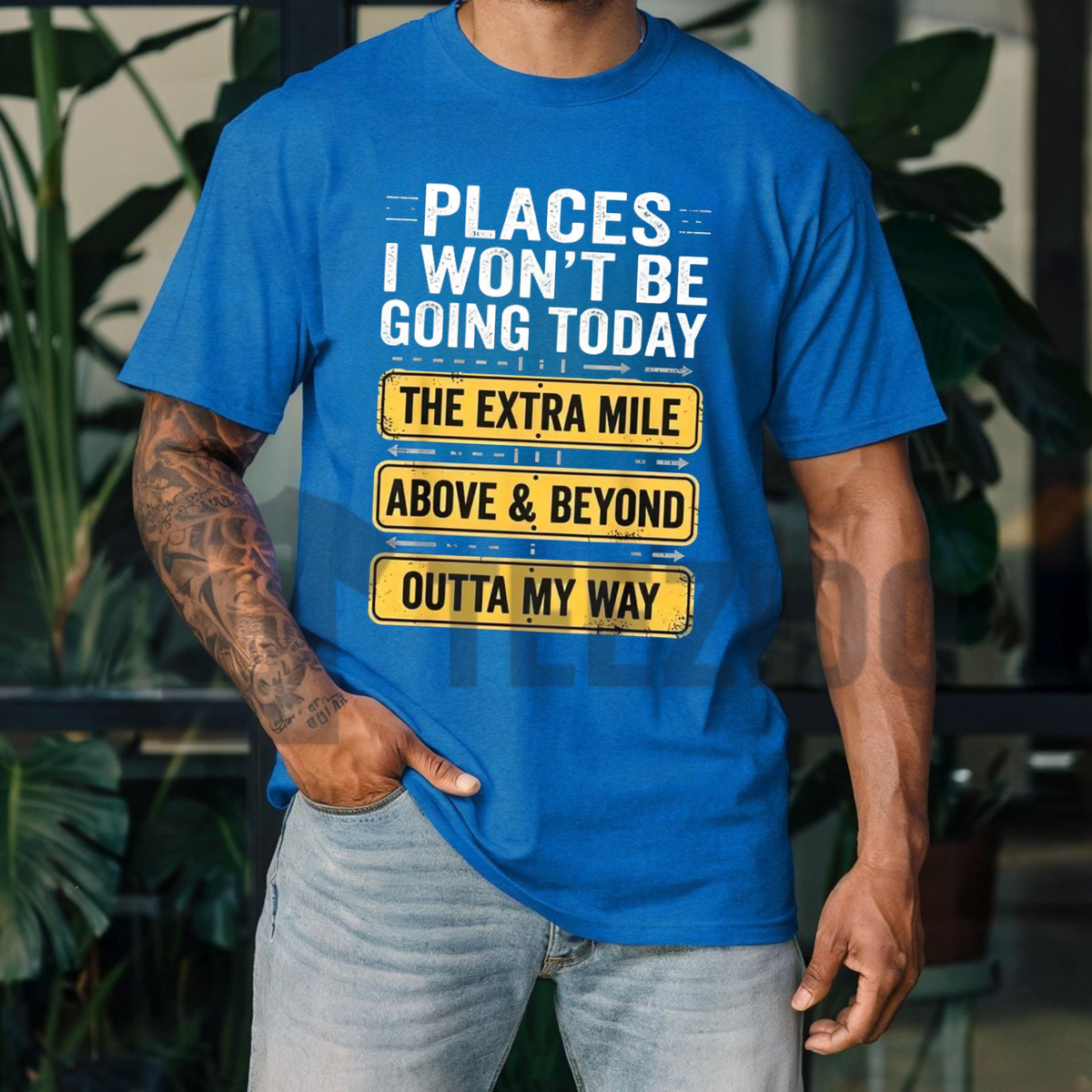 Places I Wont Be Going Today Quote Shirt - Funny Introvert Graphic Tee